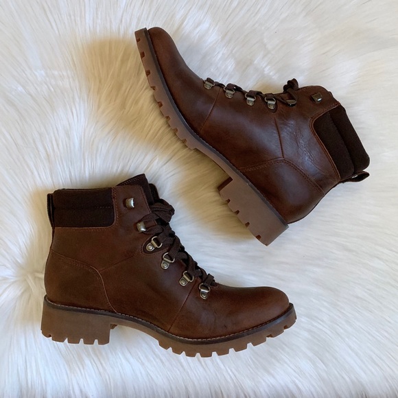 Timberland Brown Leather Ellendale Hiking Boots - Picture 4 of 7